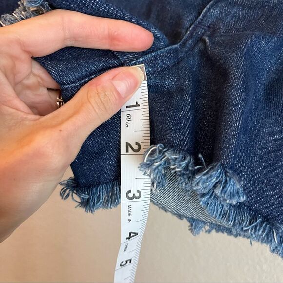 Tory Burch Denim Cutoff Short - Picture 8 of 9